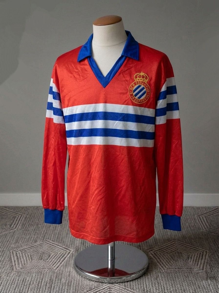 Other RCD Espanyol Español Spain 1984 1989 AWAY Massana Shirt Size US XL / EU 56 / 4 - 1 Thumbnail