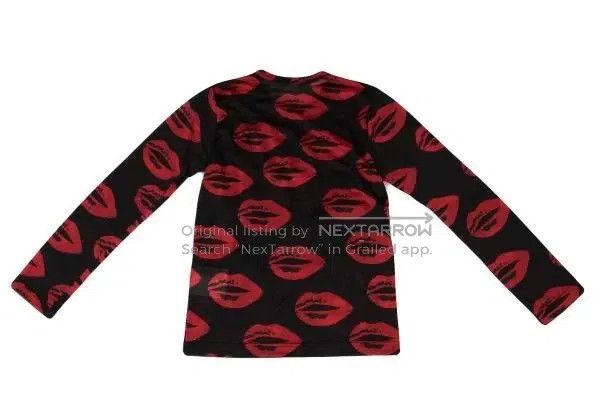 Comme des Garcons Comme Des Garcons Black Retro Lips Top Size S / US 4 / IT 40 - 3 Thumbnail