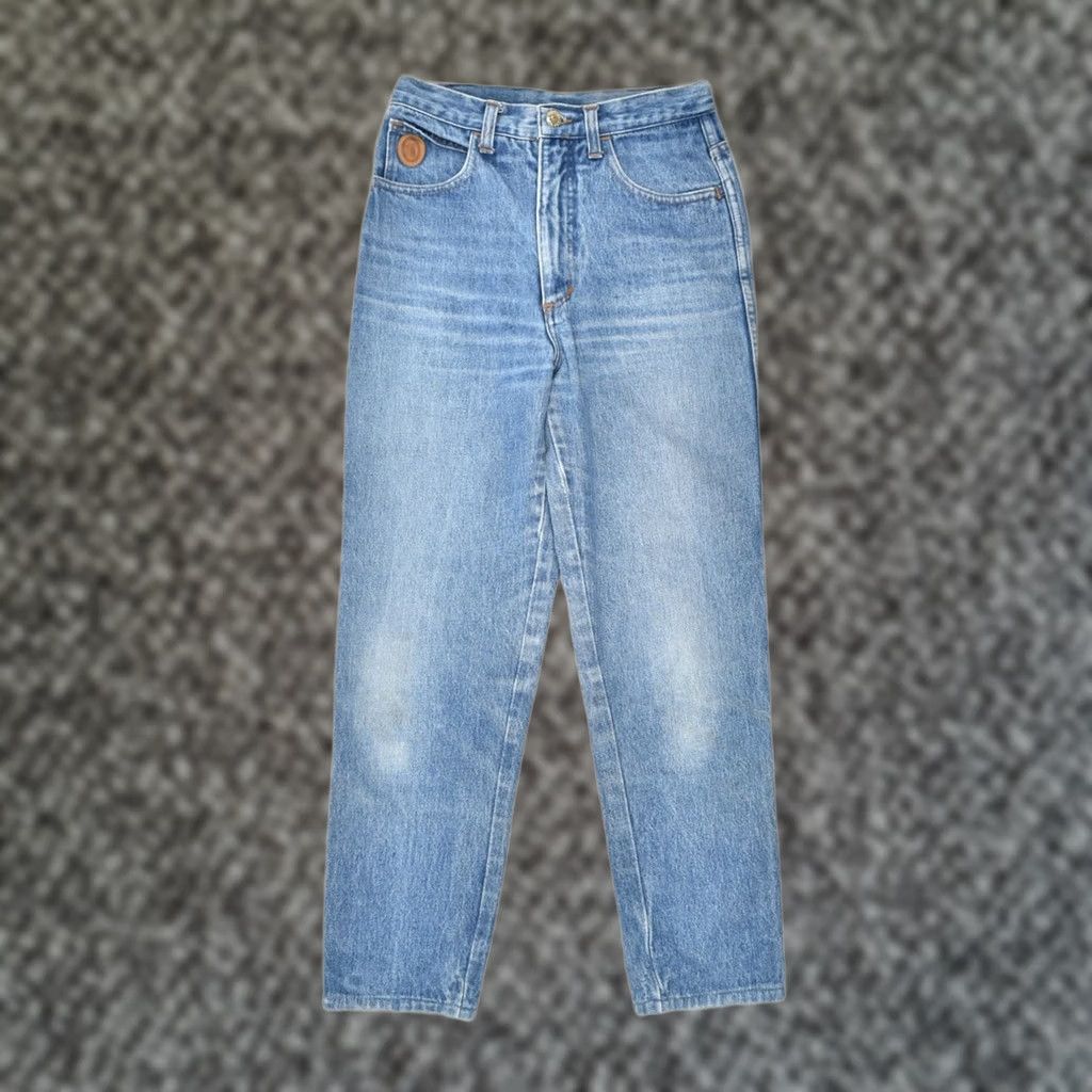Trussardi TRUSSARDI Womens Tapered Jeans Blue EU 42 Large W26 L27 Size 36" / US 14 / IT 50 - 1 Thumbnail
