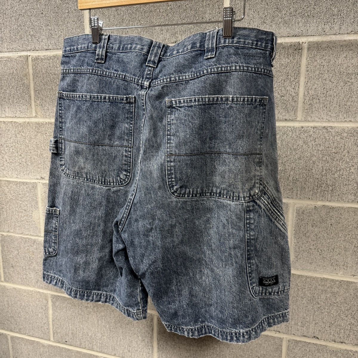 Vintage Thrashed Faded Distressed Denim Shorts ERD Grunge Chrome Size US 36 / EU 52 - 5 Thumbnail