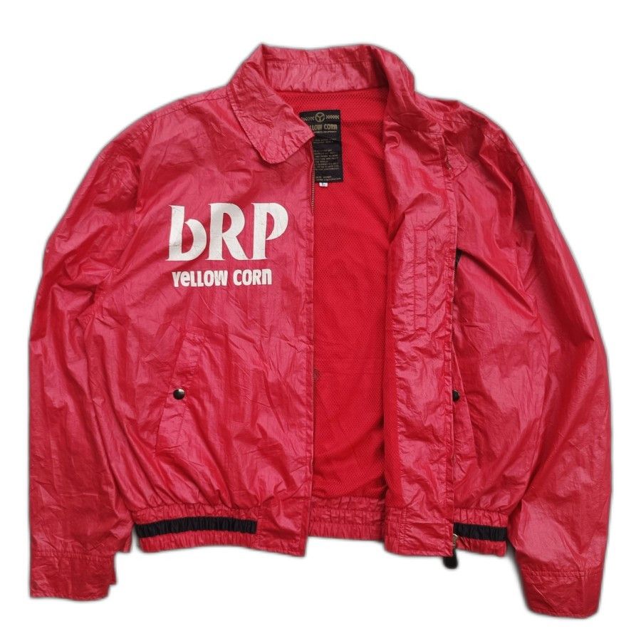 YELLOW CORN vintage 90s yellow corn bRP Black Running Project jacket Size US L / EU 52-54 / 3 - 3 Thumbnail