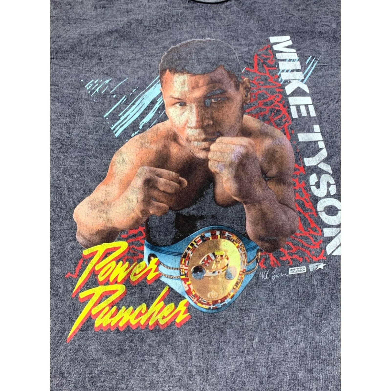 Vintage Mike Tyson Power Puncher Collection Shirt Mens L Black Retro Vintage Boxy 12196 Size US L / EU 52-54 / 3 - 3 Thumbnail