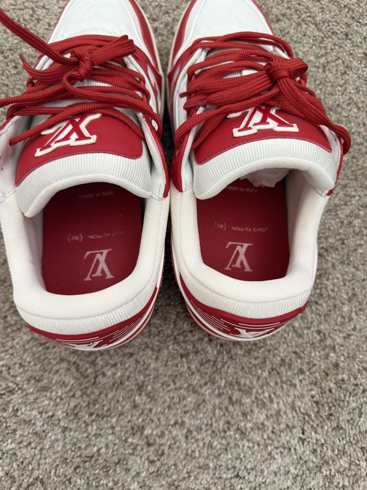 Louis Vuitton Louis Vuitton Trainer “Product Red” Size US 8.5 / EU 41-42 - 8 Thumbnail