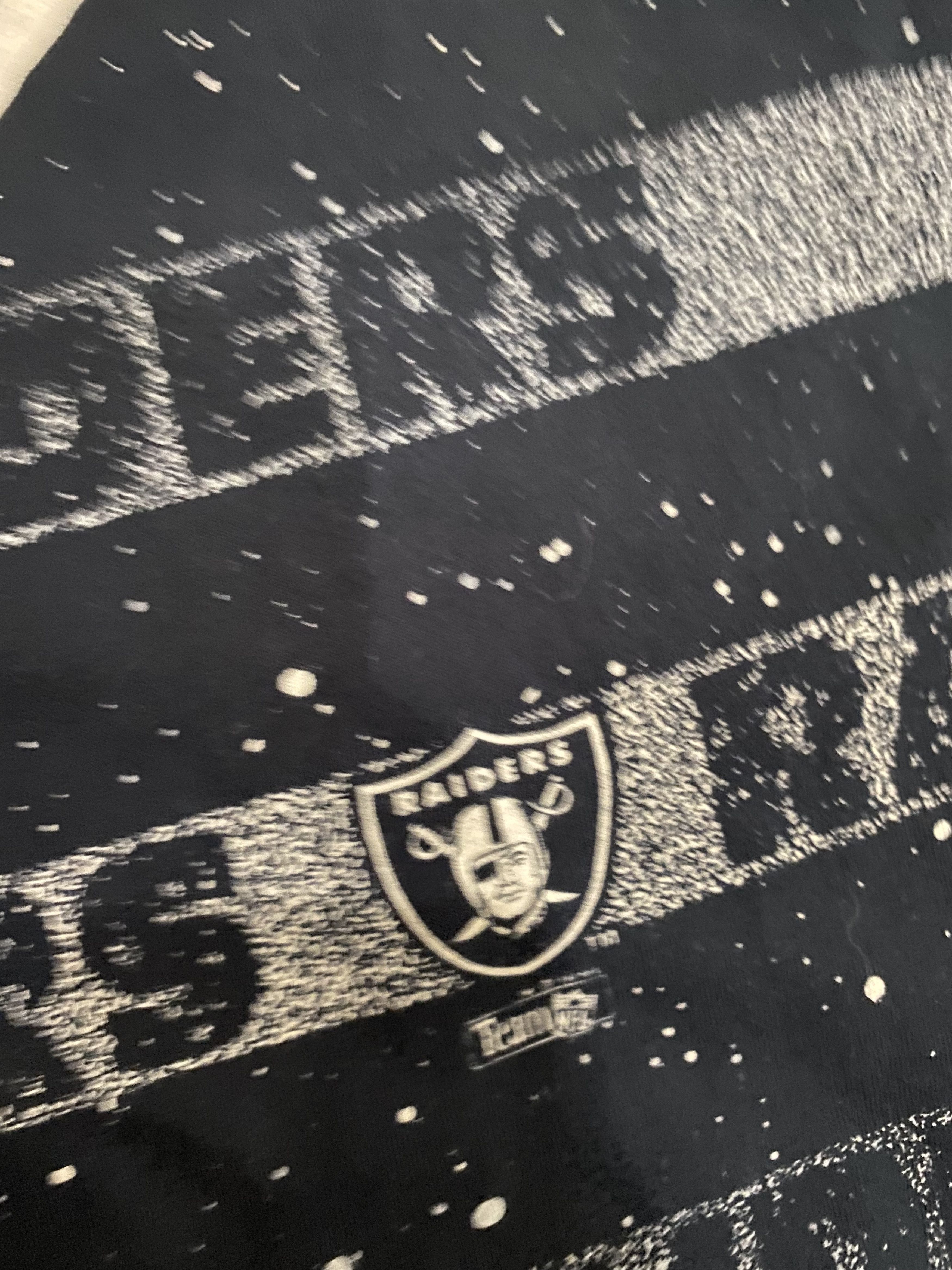 NFL 90s Nfl Raiders Team Overprint Salae Singlestitch Size US XL / EU 56 / 4 - 4 Thumbnail