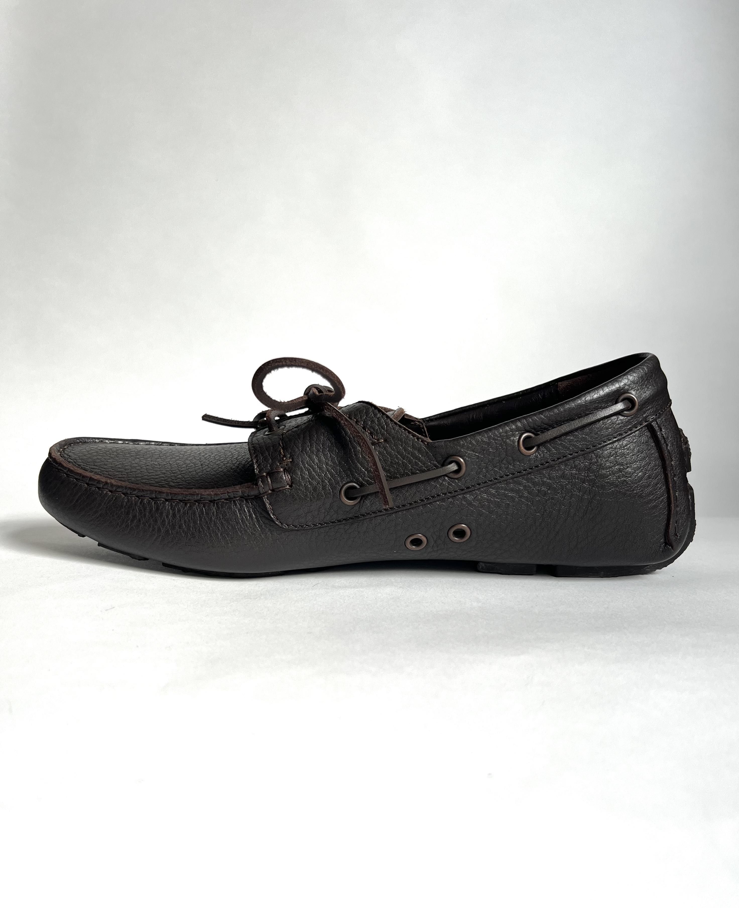 Bottega Veneta Bottega Veneta Leather Boat Shoes Size US 9.5 / EU 42-43 - 8 Thumbnail