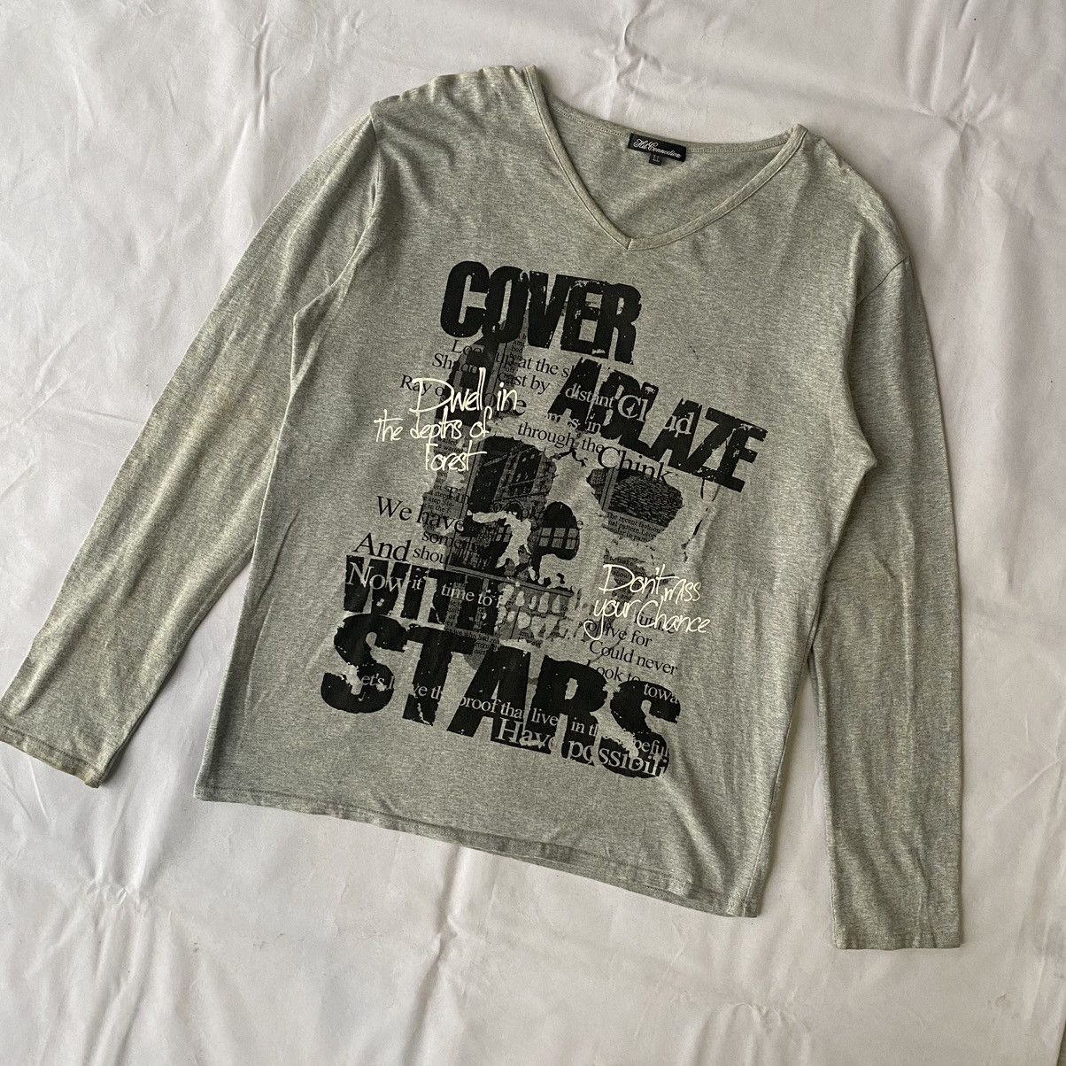 If Six Was Nine × Japanese Brand × Le Grande Bleu (L.G.B.) Cover Ablaze Poem Skull Graphic Japanese Style Size US L / EU 52-54 / 3 - 7 Thumbnail