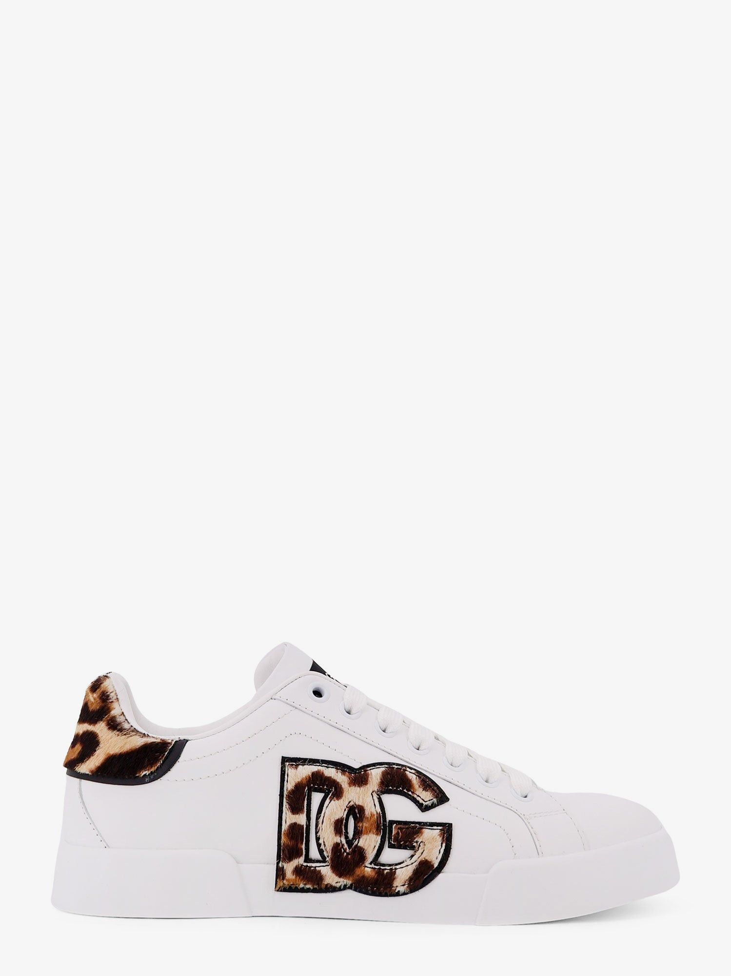 Dolce & Gabbana Portofino Letaher Light Strobel Sneakers Size US 7 / IT 37 - 1 Thumbnail
