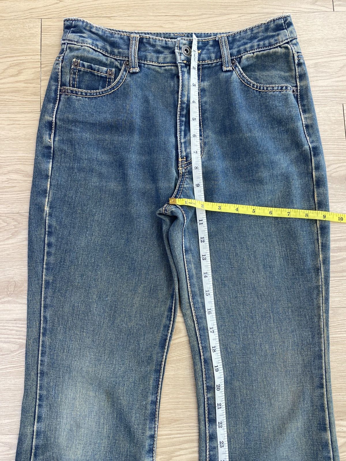 Japanese Brand Japanese Brand Grunge Flare Jeans Size US 28 / EU 44 - 16 Thumbnail
