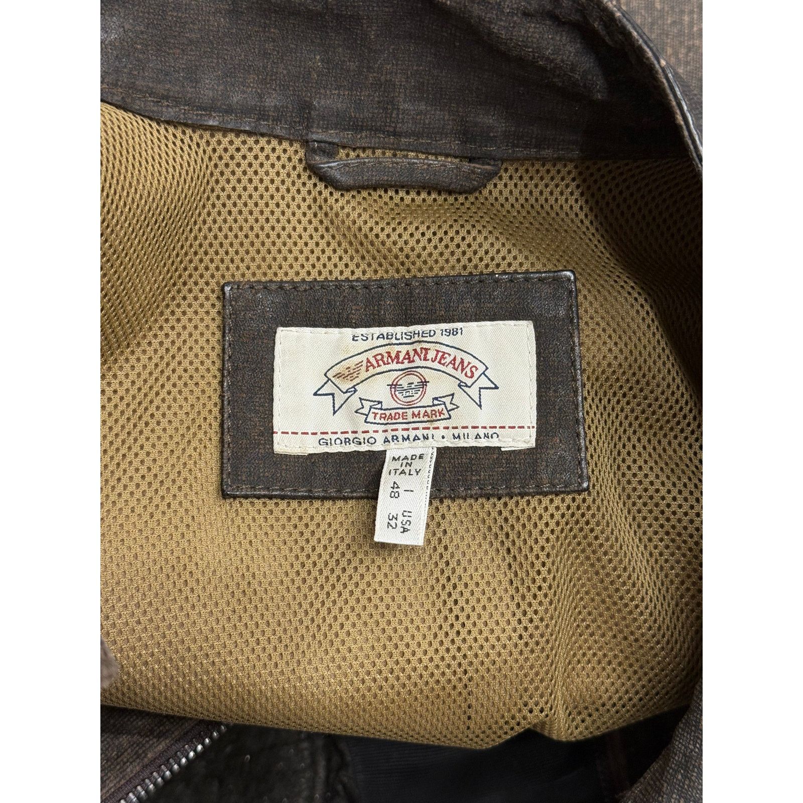 Giorgio Armani 2000s Armani waxed canvas work jacket Size US M / EU 48-50 / 2 - 6 Thumbnail
