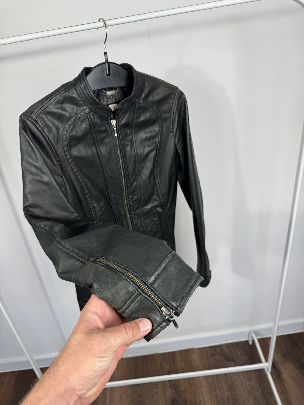Other Monsoon Women’s Black Leather Biker Jacket Slim Fit Moto S Size S / US 4 / IT 40 - 5 Thumbnail