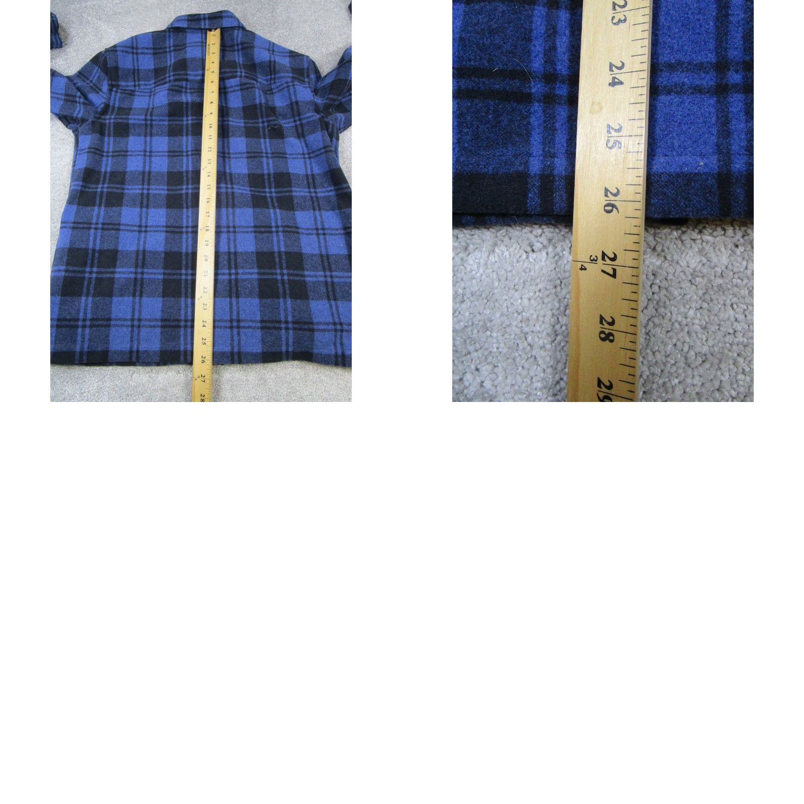 Gap Gap Flannel Shirt Mens Small Blue Black Button Up New Size US S / EU 44-46 / 1 - 8 Thumbnail