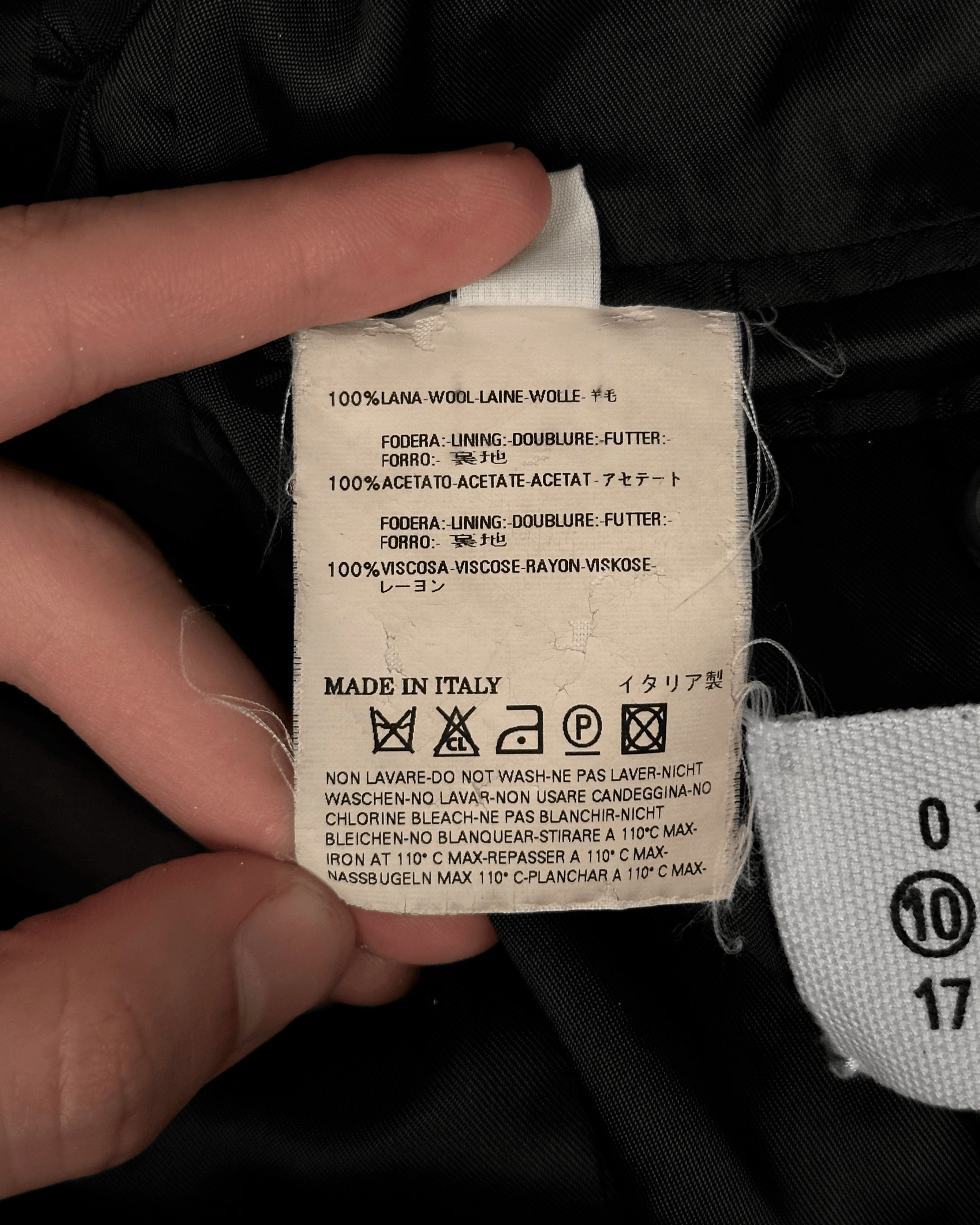 Maison Margiela Maison Margiela Fake Tie Blazer Size US M / EU 48-50 / 2 - 10 Thumbnail