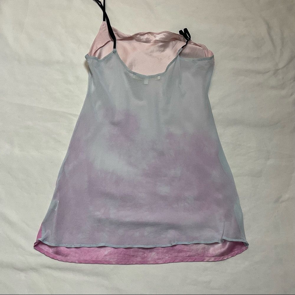 Other Lola Haze Baby Doll Tie-Dye Silk Chemise Cami Size M Size ONE SIZE - 6 Thumbnail