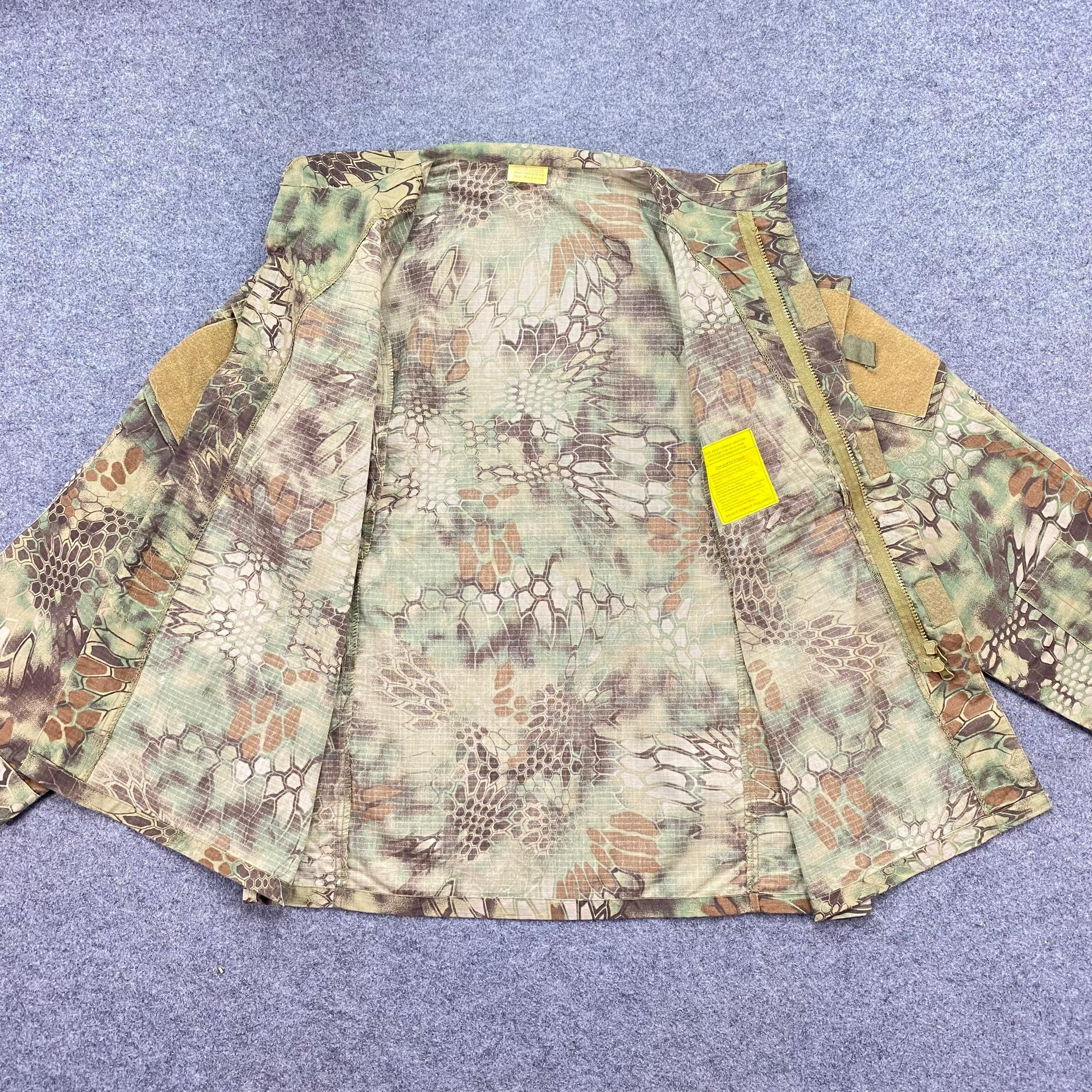 Japanese Brand Vintage Coat, Army Combat Uniform Crocodile Stripe Jacket Size US L / EU 52-54 / 3 - 3 Thumbnail