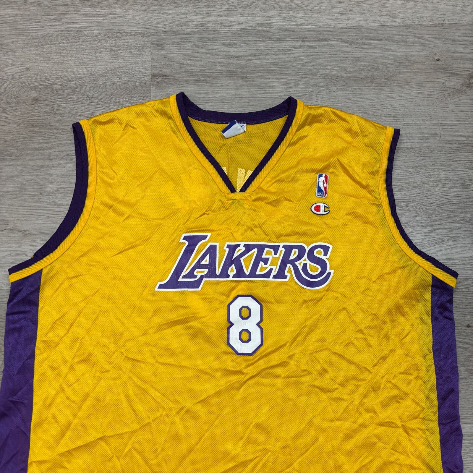 Champion × NBA × Vintage Vintage Champion LA Lakers Kobe Bryant #8 NBA Jersey Mens 52 Size US XXL / EU 58 / 5 - 2 Thumbnail