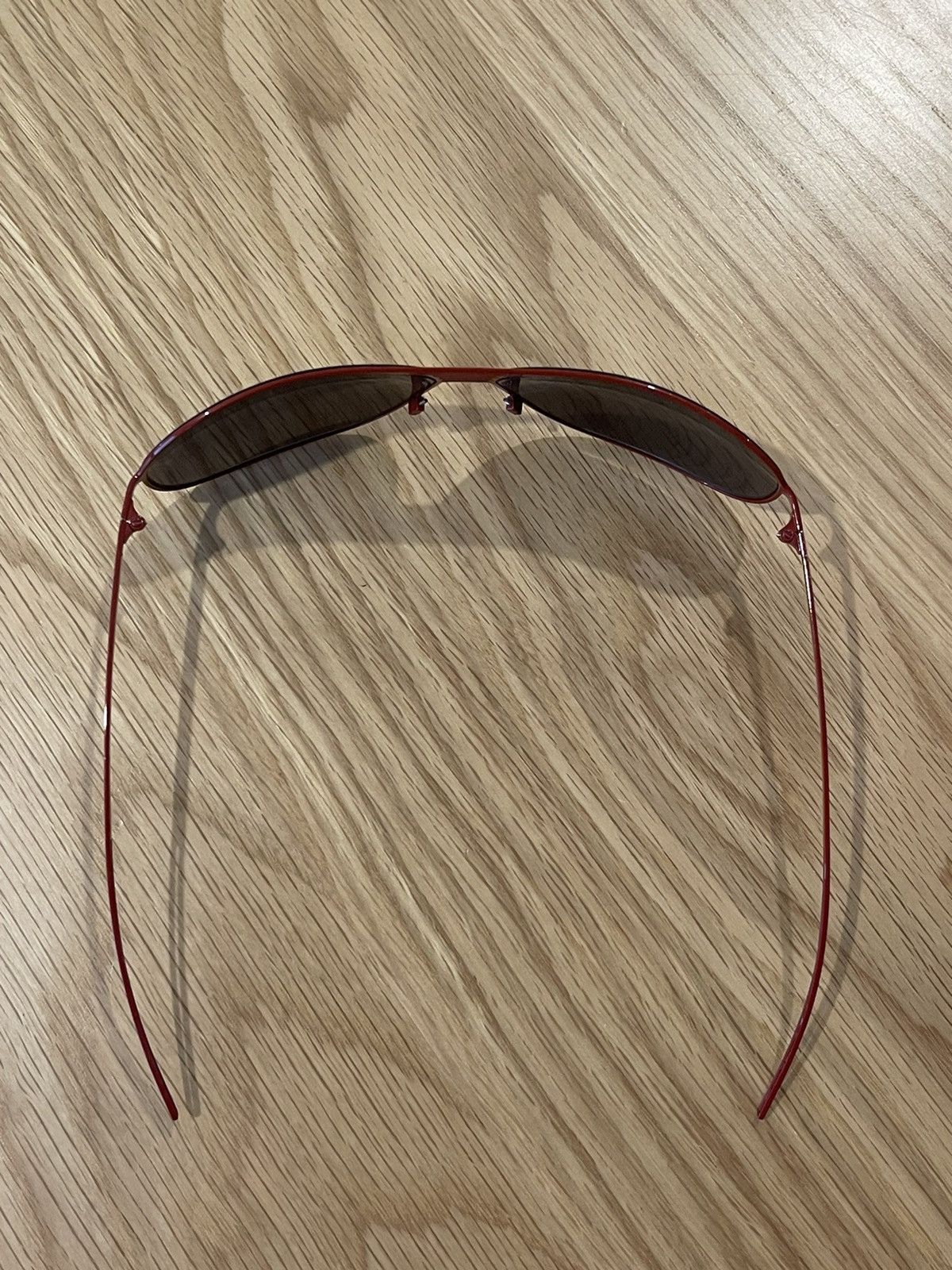 Dior × Hedi Slimane Hedi Slimane Y2K DIOR Homme red 0069/s aviator sunglasses Size ONE SIZE - 4 Thumbnail