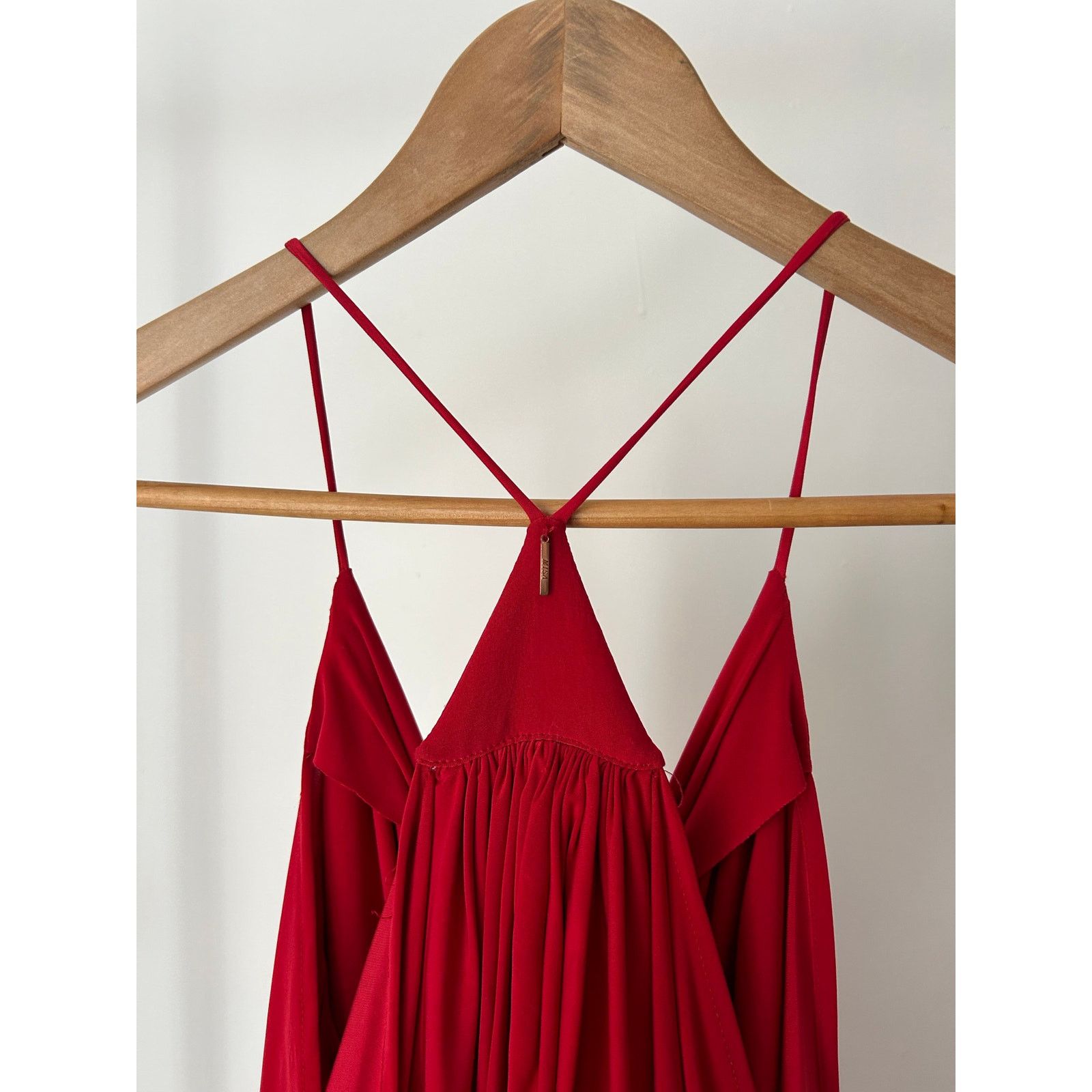 MISA Los Angeles Gorgeous Misa Los Angeles Vibrant Red Maxi Dress Size M / US 6-8 / IT 42-44 - 4 Thumbnail
