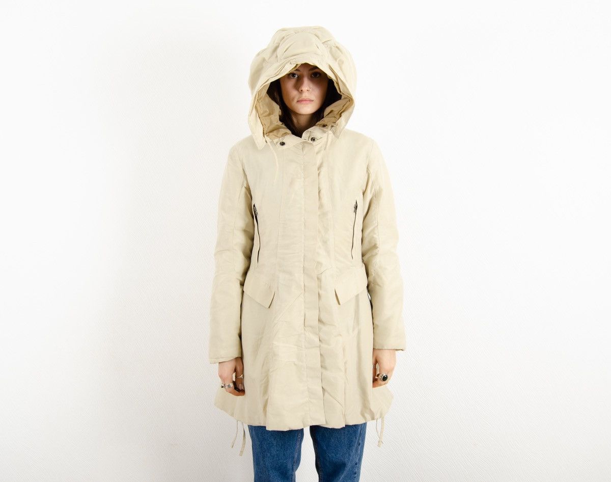Marithe + Francois Girbaud Marithe Francois Girbaud Active Beige Long Parka Jacket Size M / US 6-8 / IT 42-44 - 6 Thumbnail