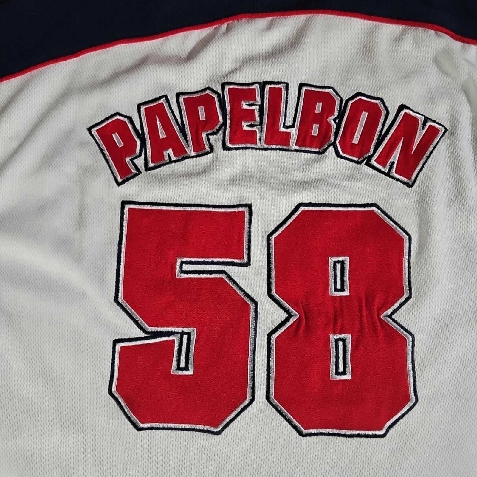 Taylor Stitch Stitches Boston Red Sox L Jersey Shirt #58 Papelbon Size US L / EU 52-54 / 3 - 10 Thumbnail
