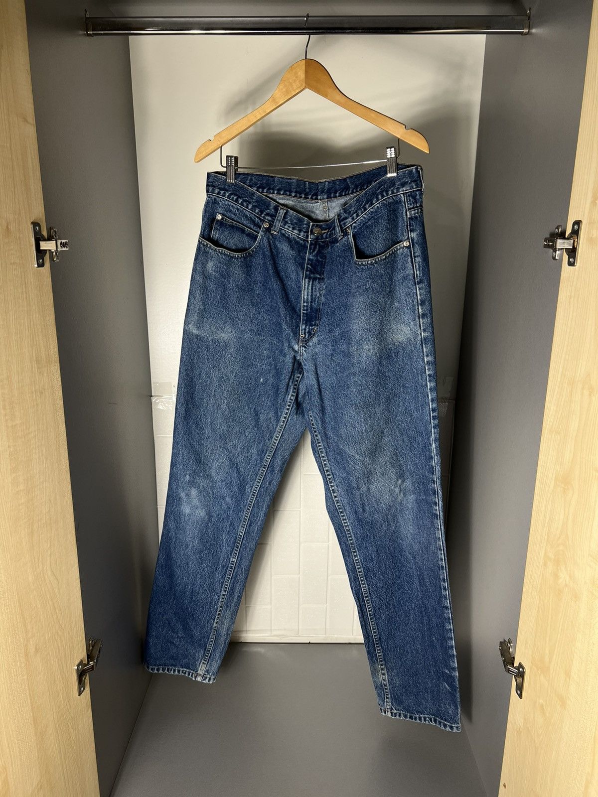 Saint Laurent Paris VINTAGE YVES SAINT LAURENT PARIS RETRO DENIM JEANS WEAR 90s Size US 38 / EU 54 - 11 Thumbnail
