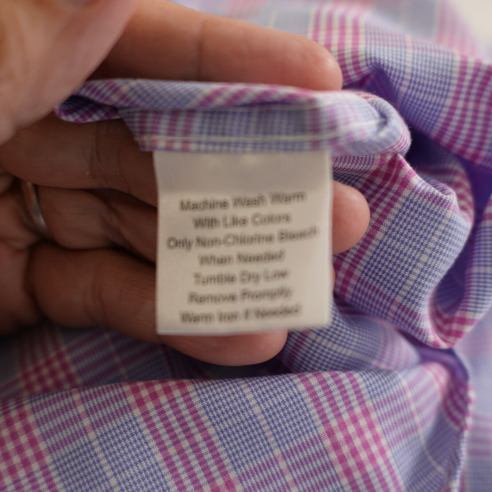 Pronto Uomo Pronto Uomo Pink Blue Plaid 15.5 32/33 Non Iron Slim Fit Col Size US S / EU 44-46 / 1 - 10 Thumbnail