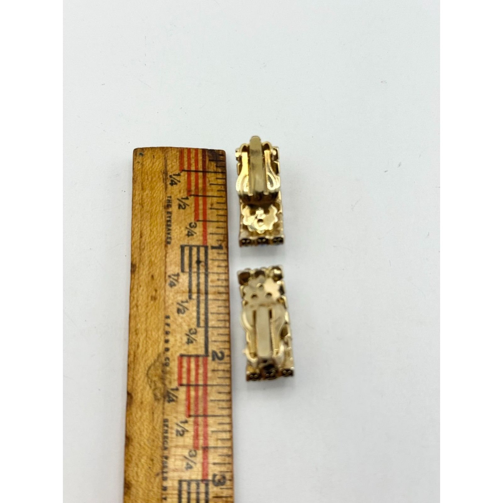 Vintage Vintage ab rhinestone climber earrings Size ONE SIZE - 4 Thumbnail