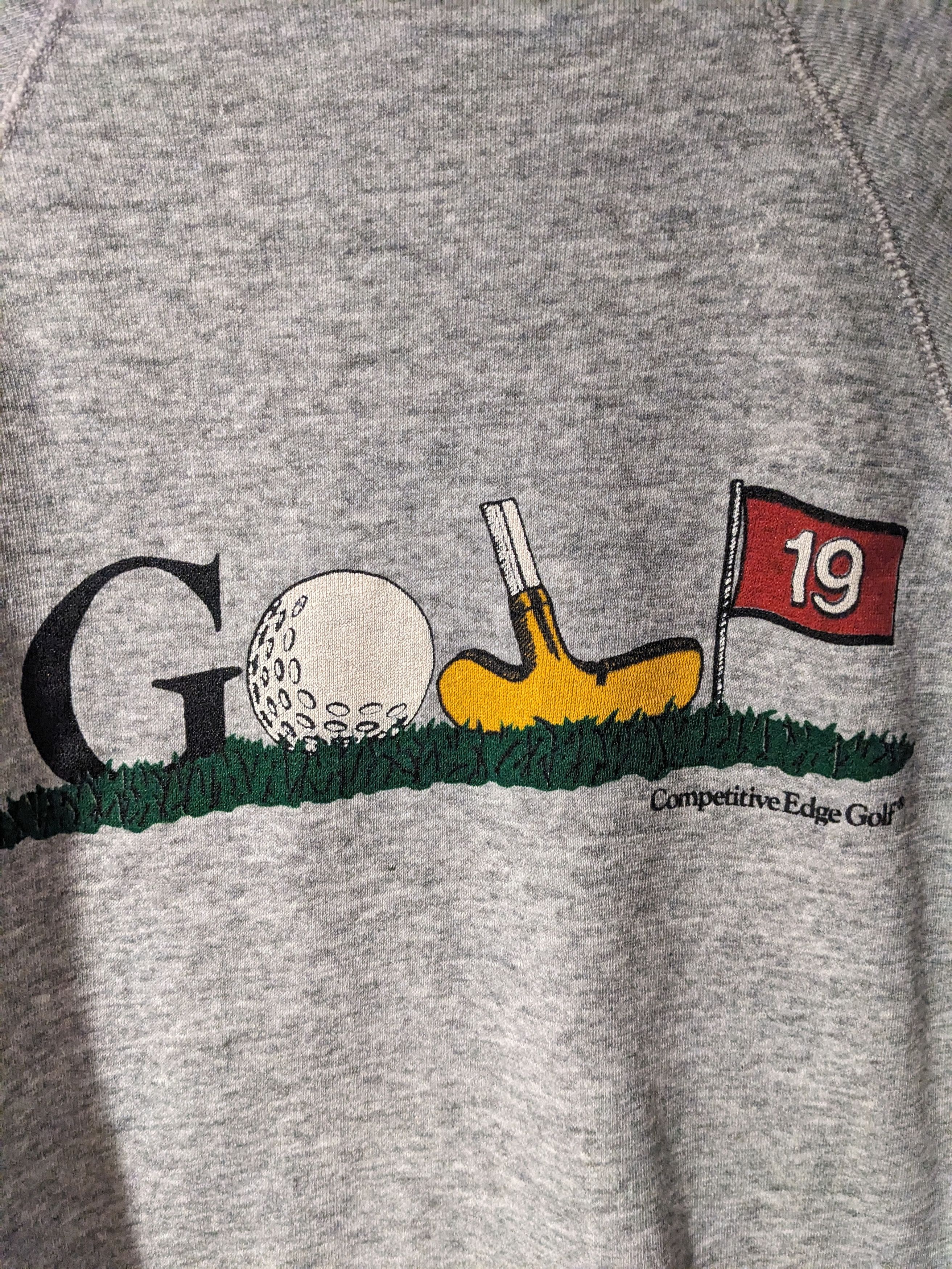 Vintage Vintage 80s Golf Competitive Edge Light Weight Sweatshirt Size US M / EU 48-50 / 2 - 2 Thumbnail