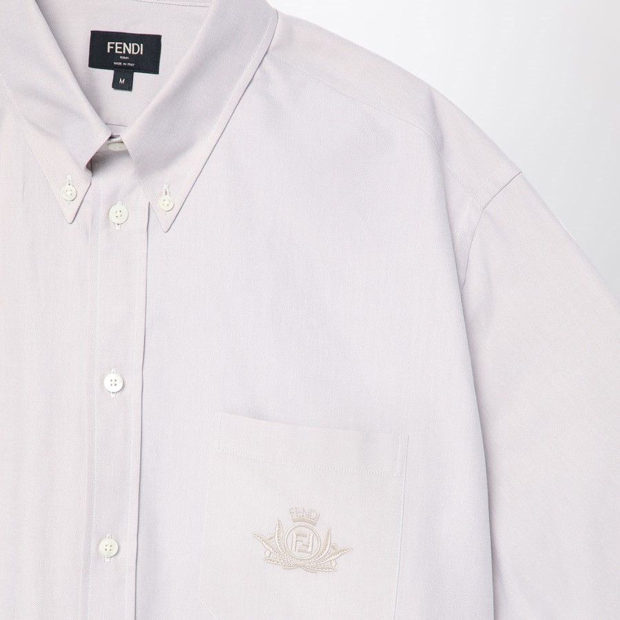 Fendi o1d2blof0226 Button Down Shirt in Light Blue Size US XS / EU 42 / 0 - 3 Thumbnail