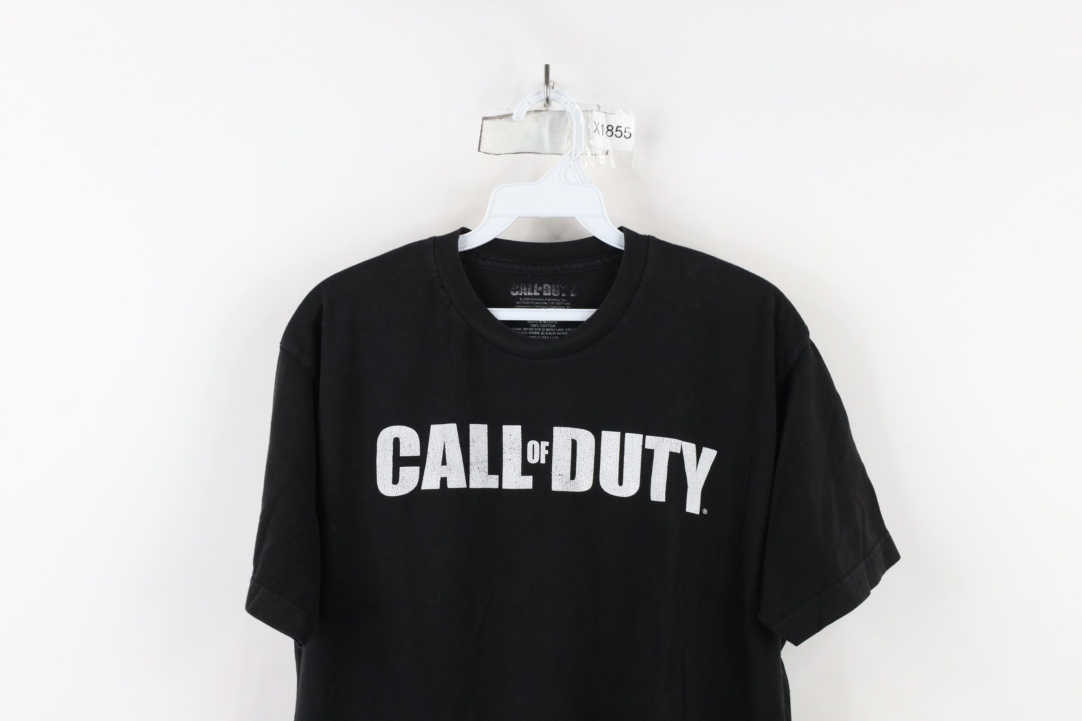 Vintage Vintage Y2K Call of Duty Spell Out Gamer T-Shirt Black Size US L / EU 52-54 / 3 - 2 Thumbnail