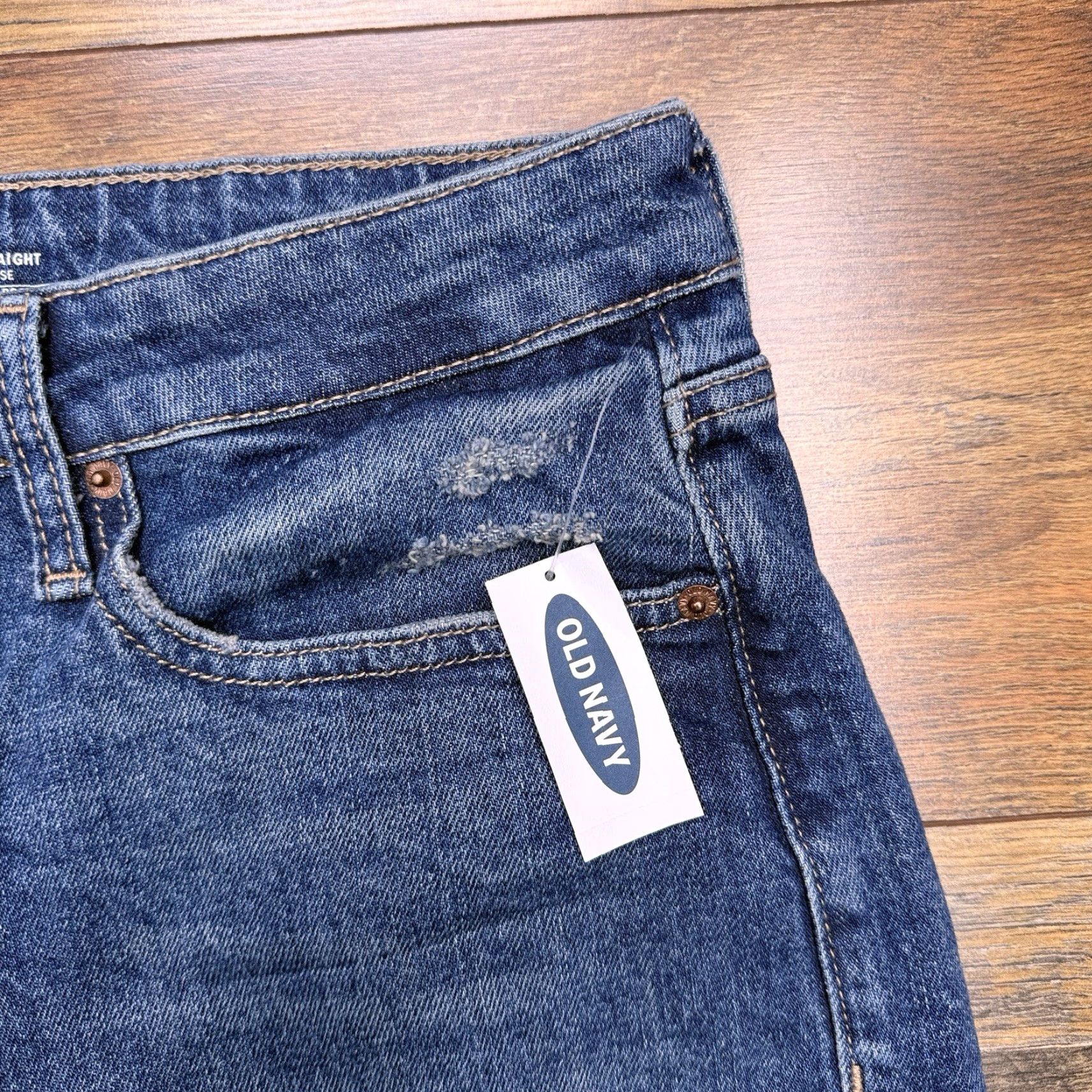 Old Navy Old Navy Jeans Womens 12 High Rise Slim 5-Pocket Blue Denim Stretch Ankle Modern 26.5in Inseam NWT Size 34" / US 12 / IT 48 - 5 Thumbnail