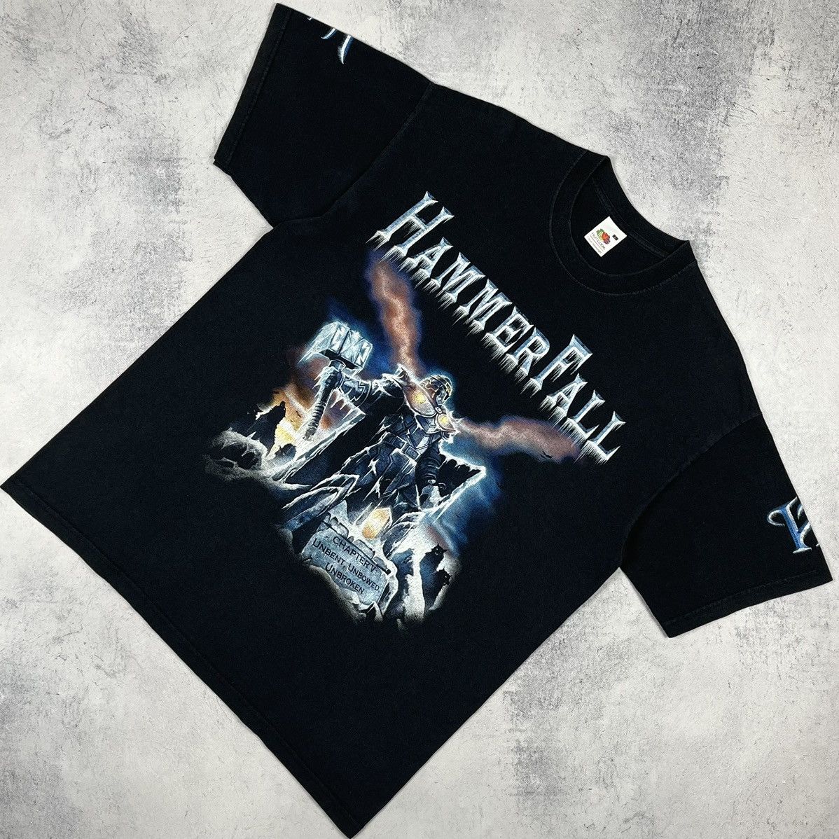Band Tees Vintage Hammer Fall rare heavy metal rock band tee 90’s Size US L / EU 52-54 / 3 - 1 Thumbnail