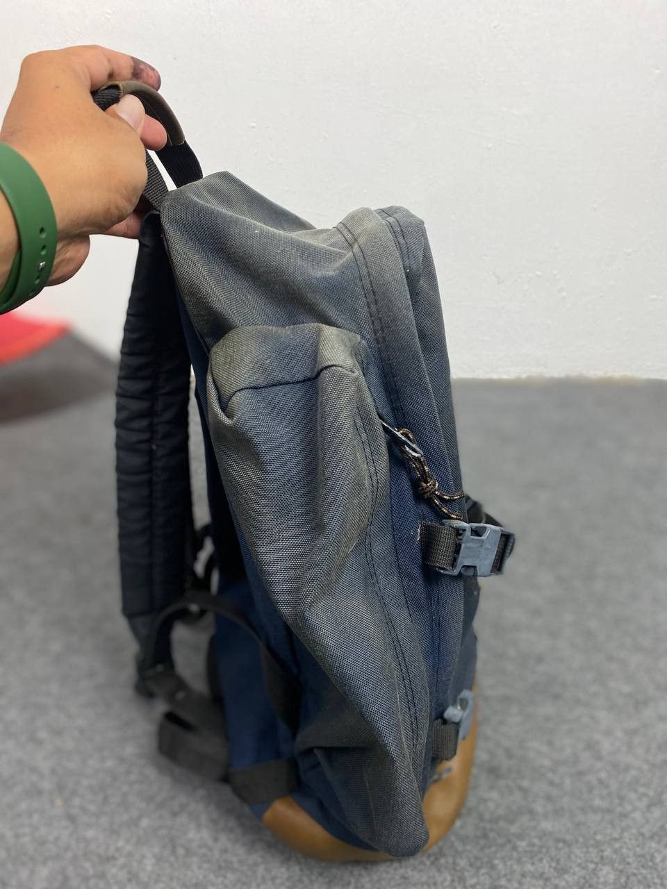 Jansport × Vintage vintage jansport bagpack partially leather made in usa Size ONE SIZE - 8 Thumbnail