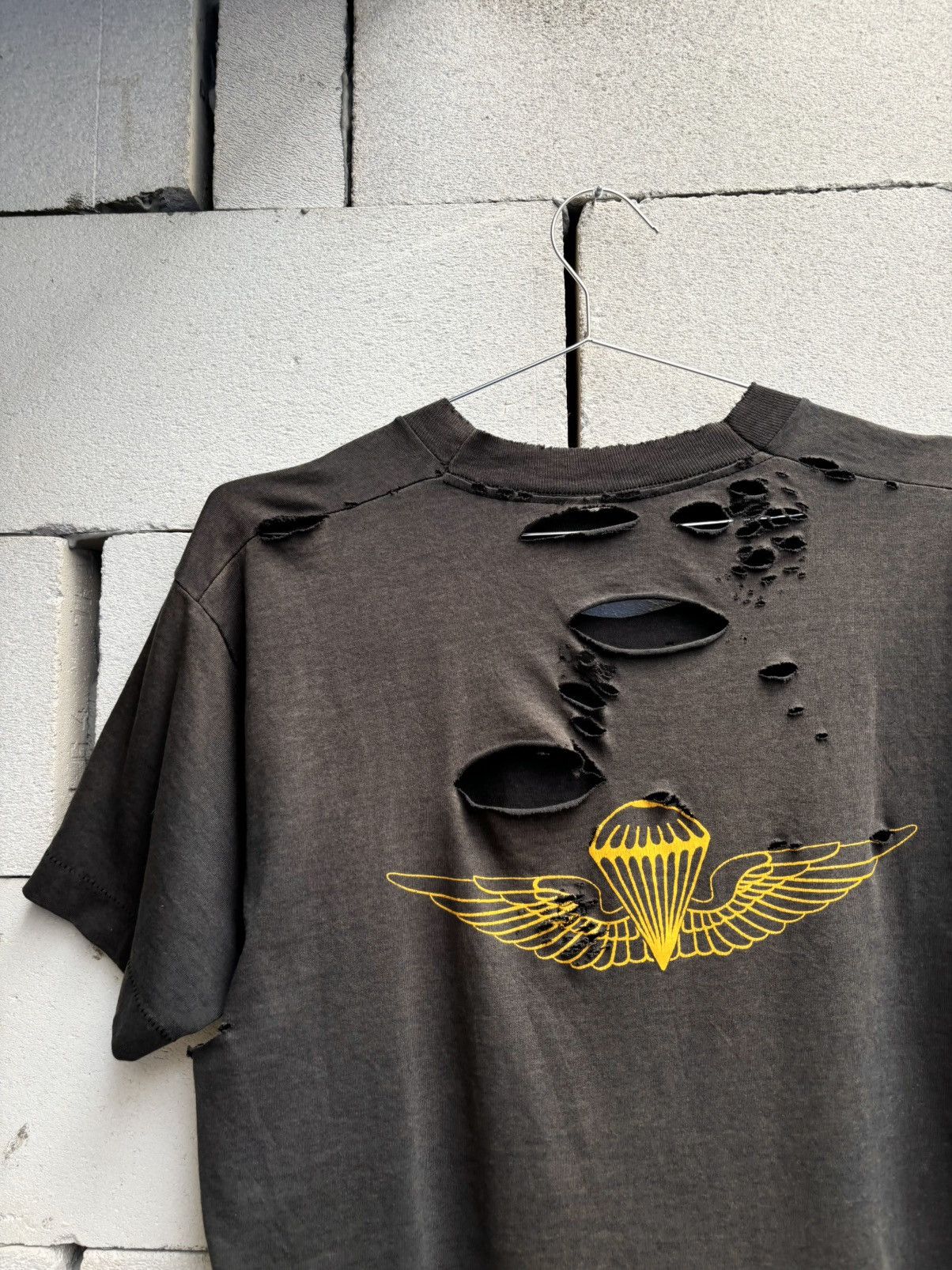 Vintage Thrashed Distressed USMC Faded 90s T Shirt ERD Grunge Size US L / EU 52-54 / 3 - 8 Thumbnail
