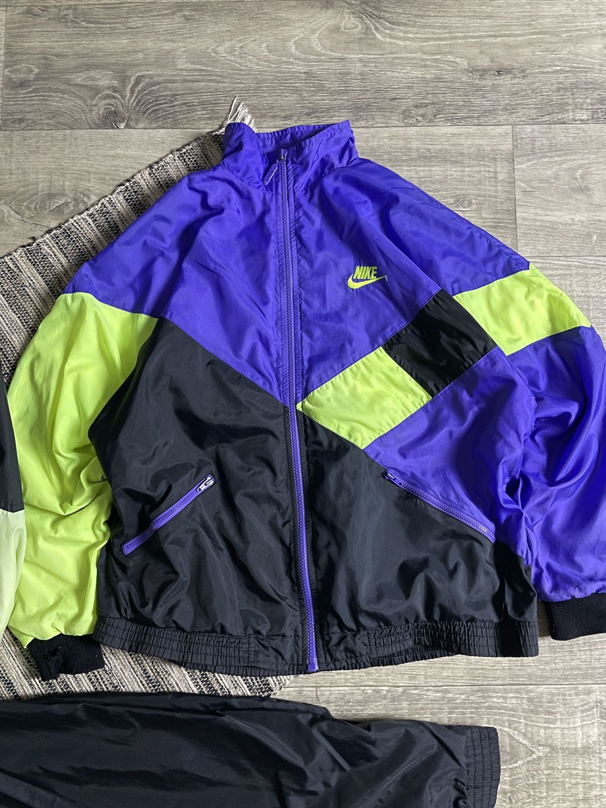 Nike 💧NIKE 90s 3in1 Bundle Nylon Tracksuit Pants + 2 Jackets S-M Size US 30 / EU 46 - 6 Thumbnail