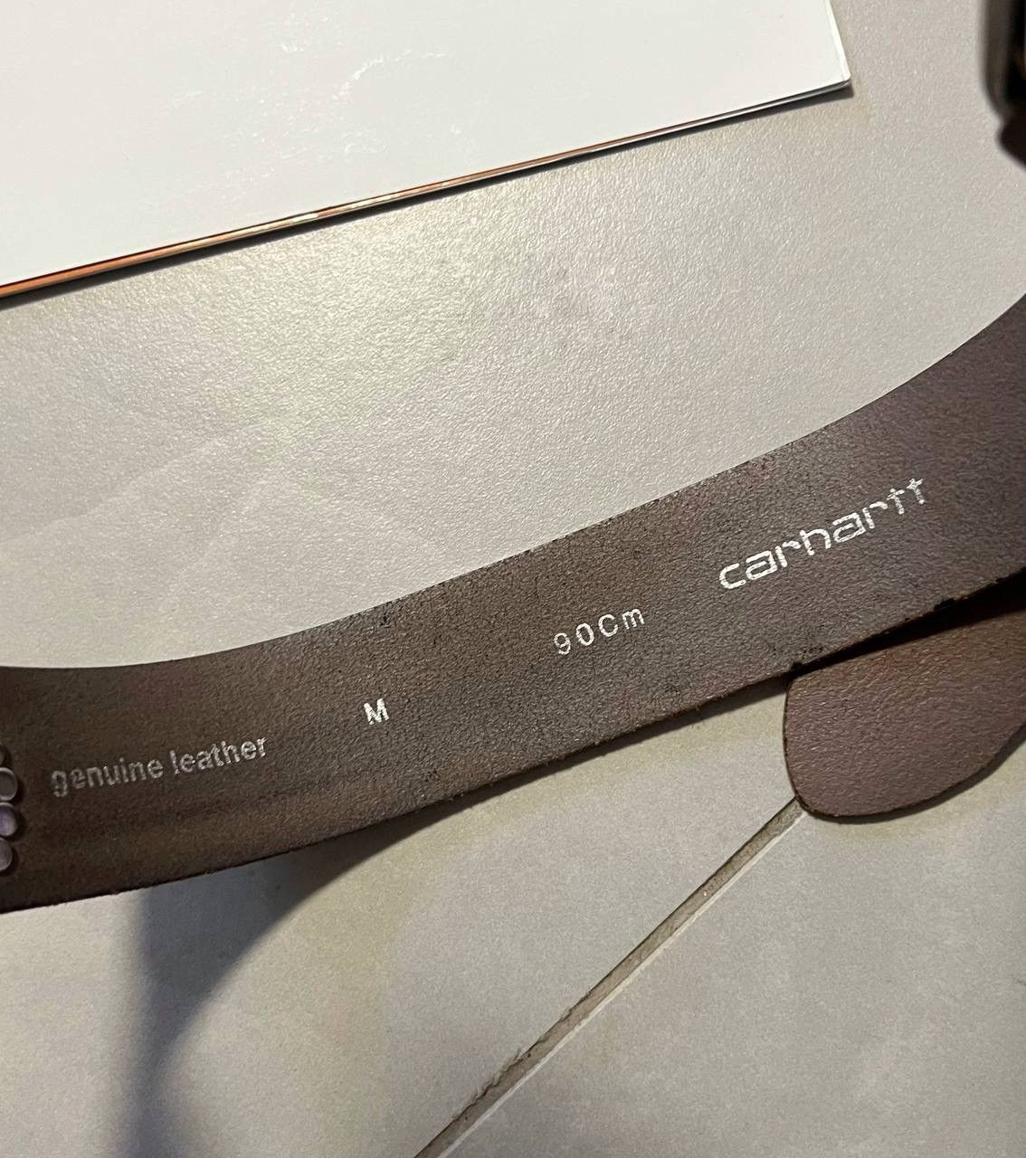 Carhartt Y2K Carhartt Leather Belt Spell out Size ONE SIZE - 8 Thumbnail