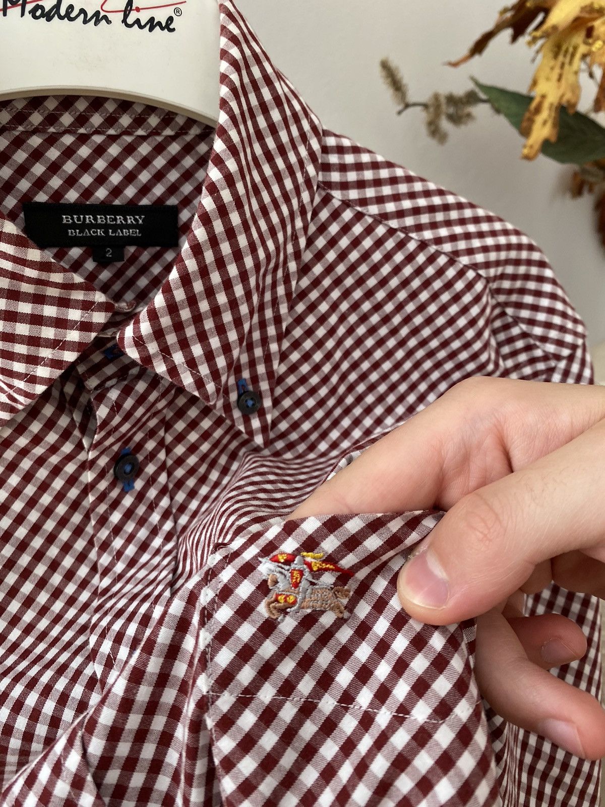 Burberry Burberry Black Label Short Sleeve Button Up Shirt Size XS / US 0-2 / IT 36-38 - 5 Thumbnail