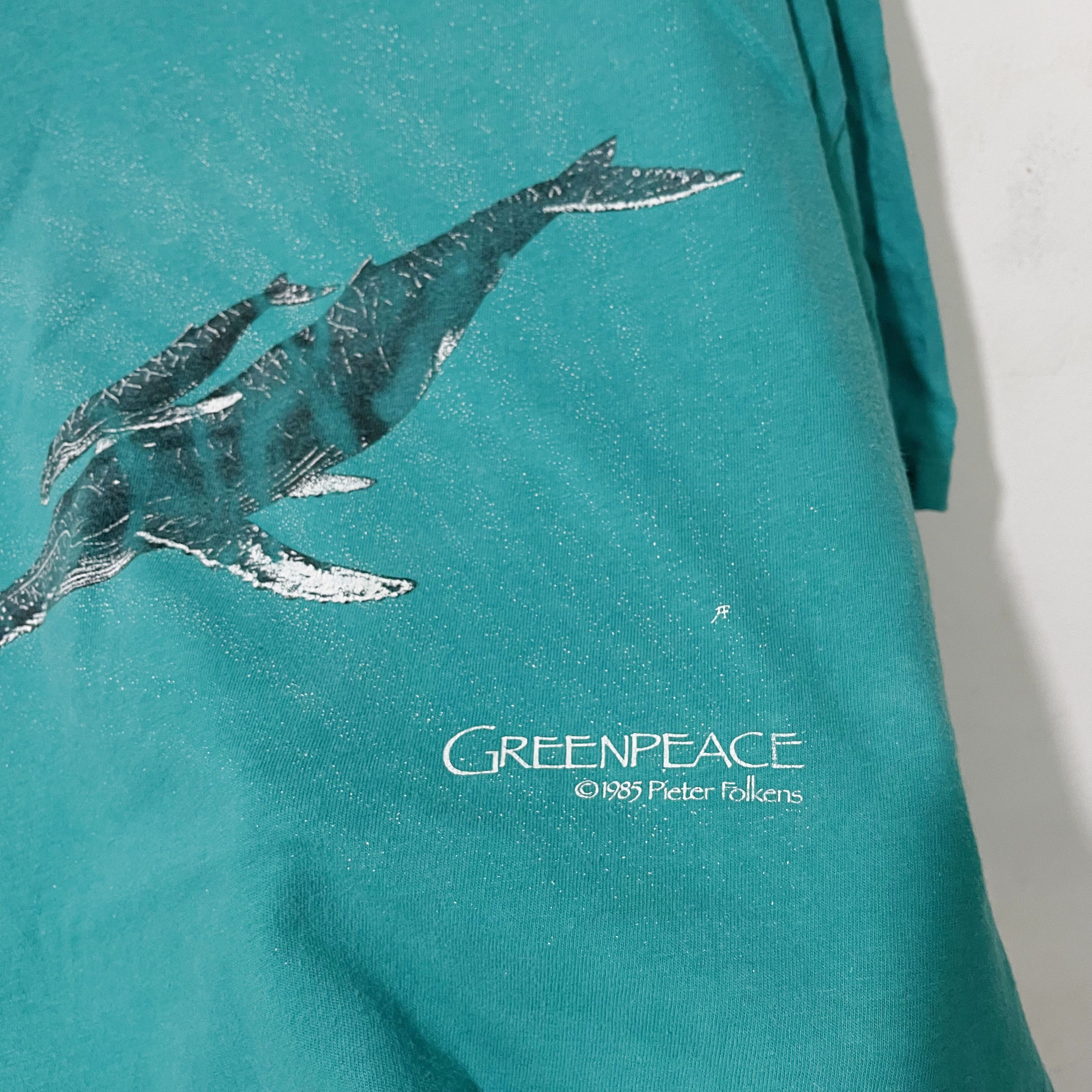 Vintage Vintage 1985 Greenpeace Humpback Whales Pieter Folkens Shirt Size US XL / EU 56 / 4 - 3 Thumbnail