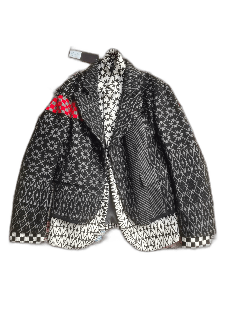 Haider Ackermann Haider Ackermann Men's Jacket with Unique Patterns Size M / US 6-8 / IT 42-44 - 1 Thumbnail