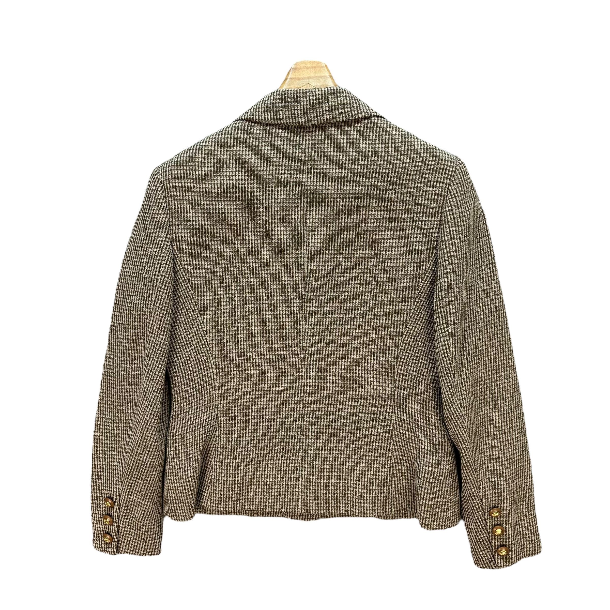 Celine CELINE Classic Tweed Wool Blend Blazer Jacket #A50-1174 Size M / US 6-8 / IT 42-44 - 11 Thumbnail