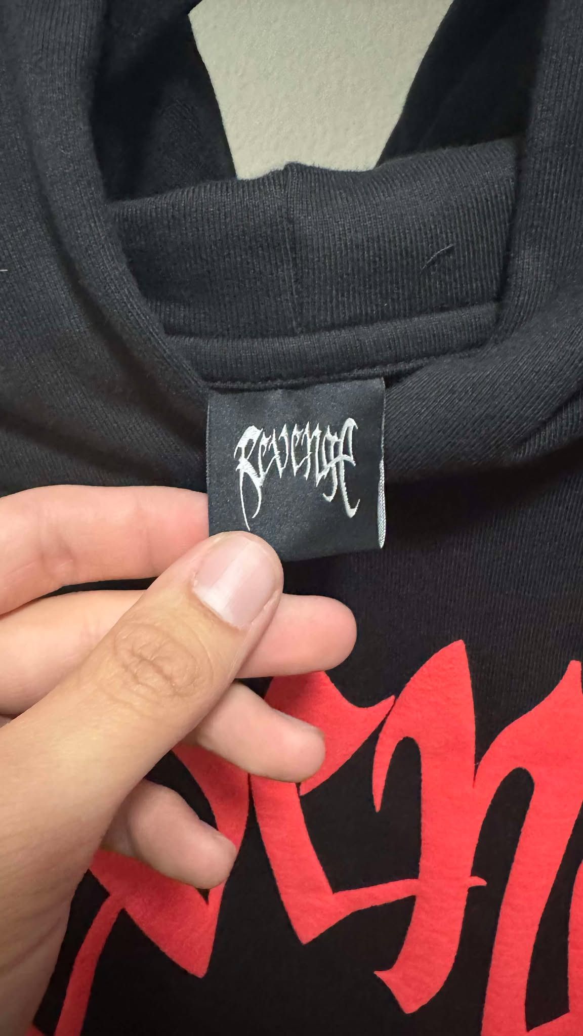 Revenge Revenge Bred Kill Hoodie Black/Red Size US XL / EU 56 / 4 - 3 Thumbnail