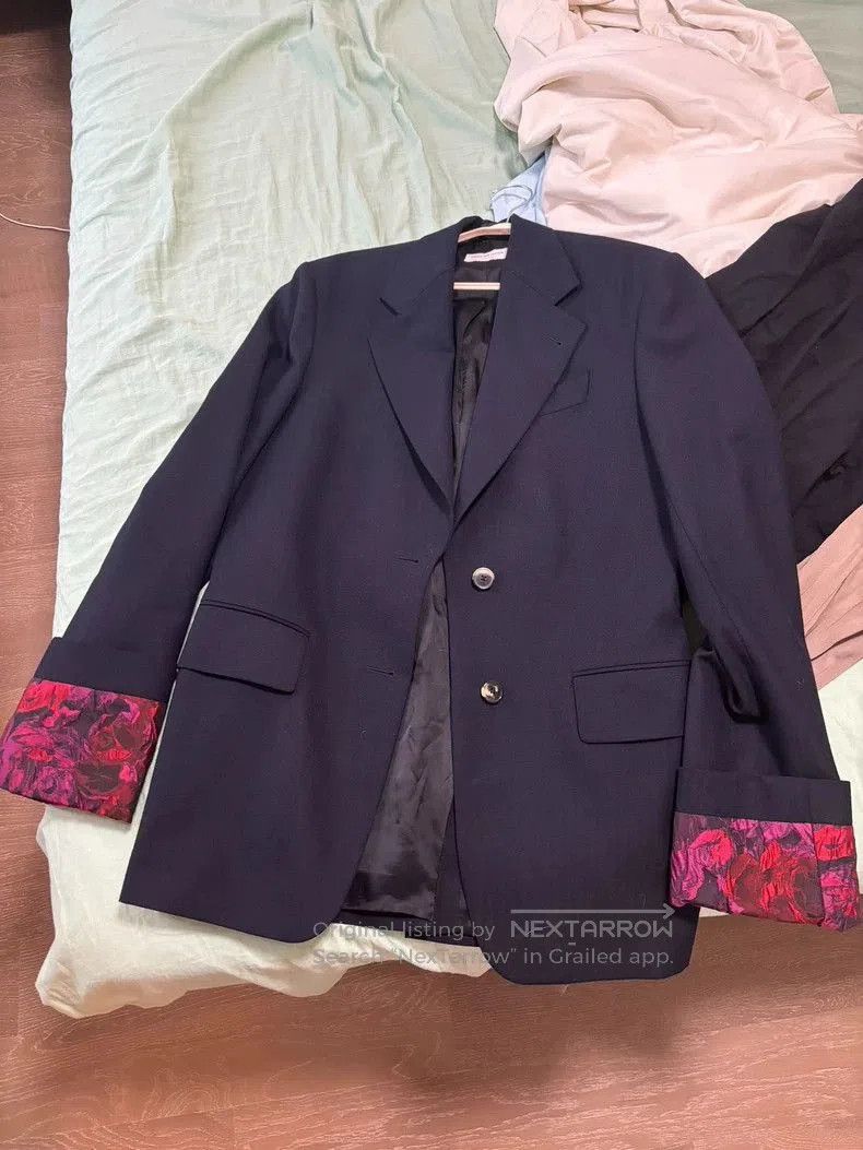 Dries Van Noten Wool Blazer Jacket.