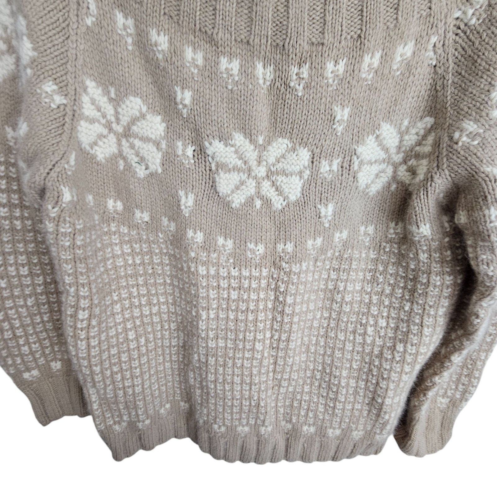 Vintage Vintage INC Nordic Fair Isle Angora Wool Grandpa Sweater M Size M / US 6-8 / IT 42-44 - 3 Thumbnail