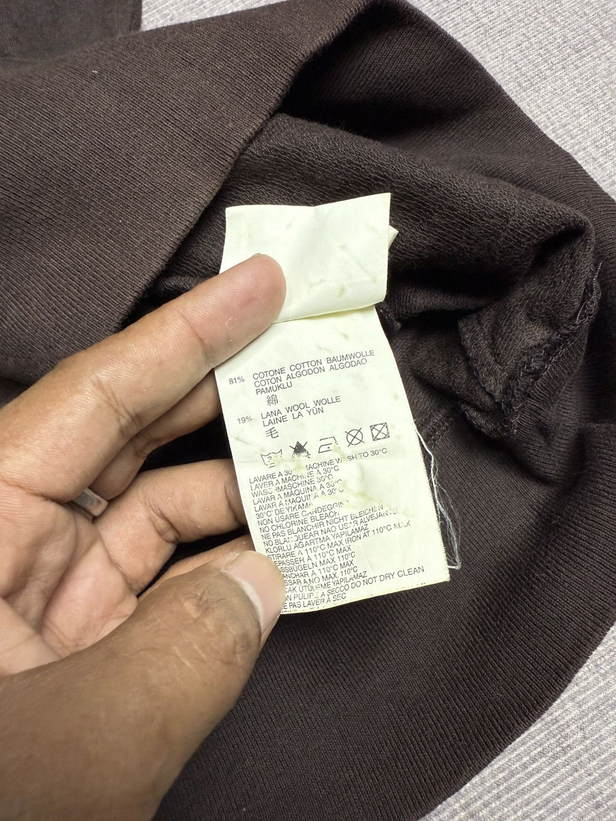 Diesel DIESEL FEDED STUDED STYLE HOODIE Size US M / EU 48-50 / 2 - 10 Thumbnail