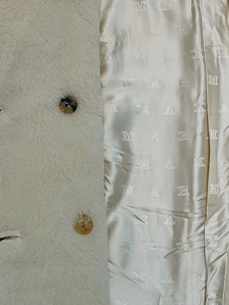 Max Mara Max Mara Fourth Generation Creamy White Teddy Bear Size S / US 4 / IT 40 - 4 Thumbnail