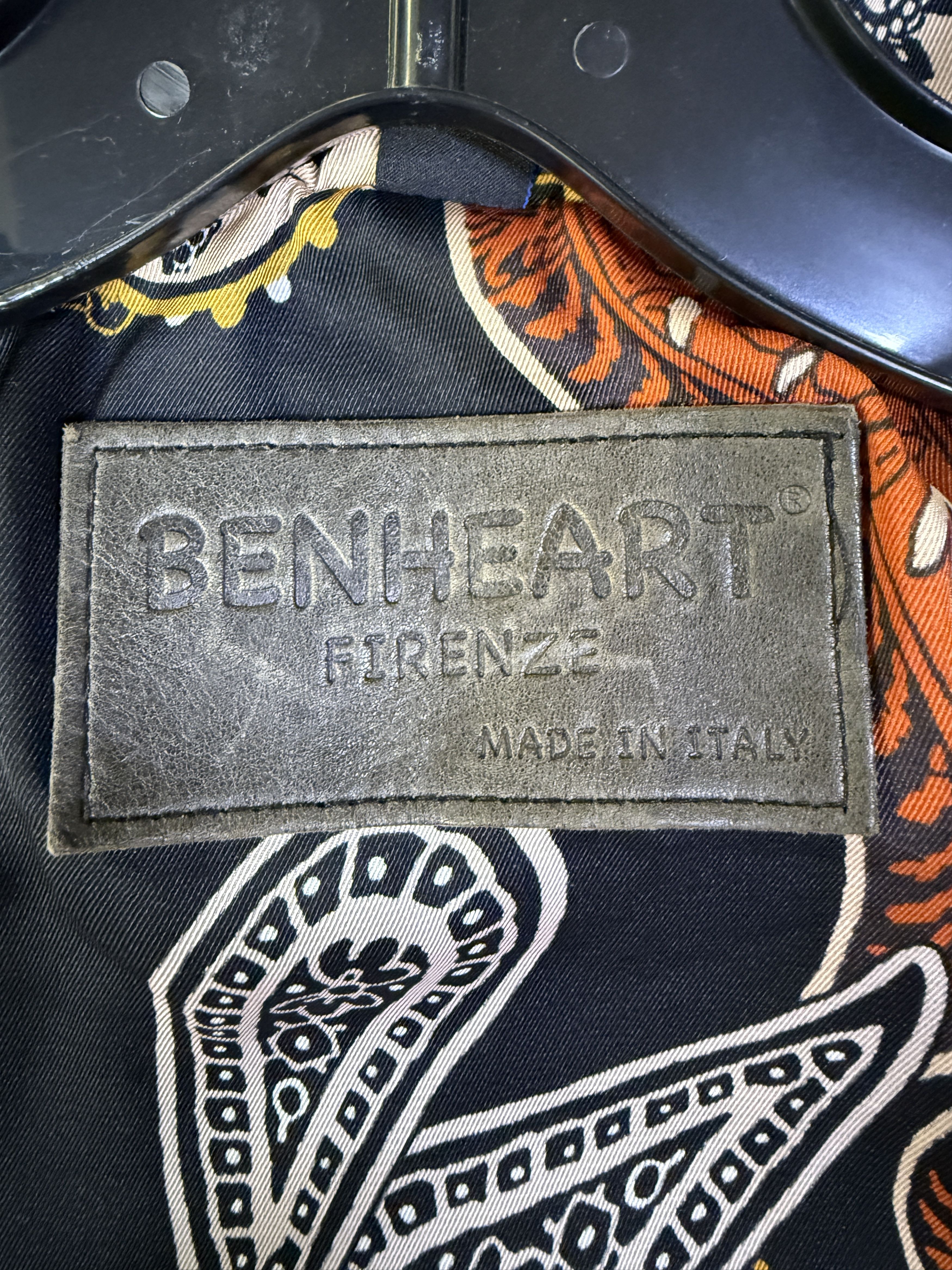 Leather Benheart Firenze Zip Crinkle Leather Hoodie Size M / US 6-8 / IT 42-44 - 9 Thumbnail