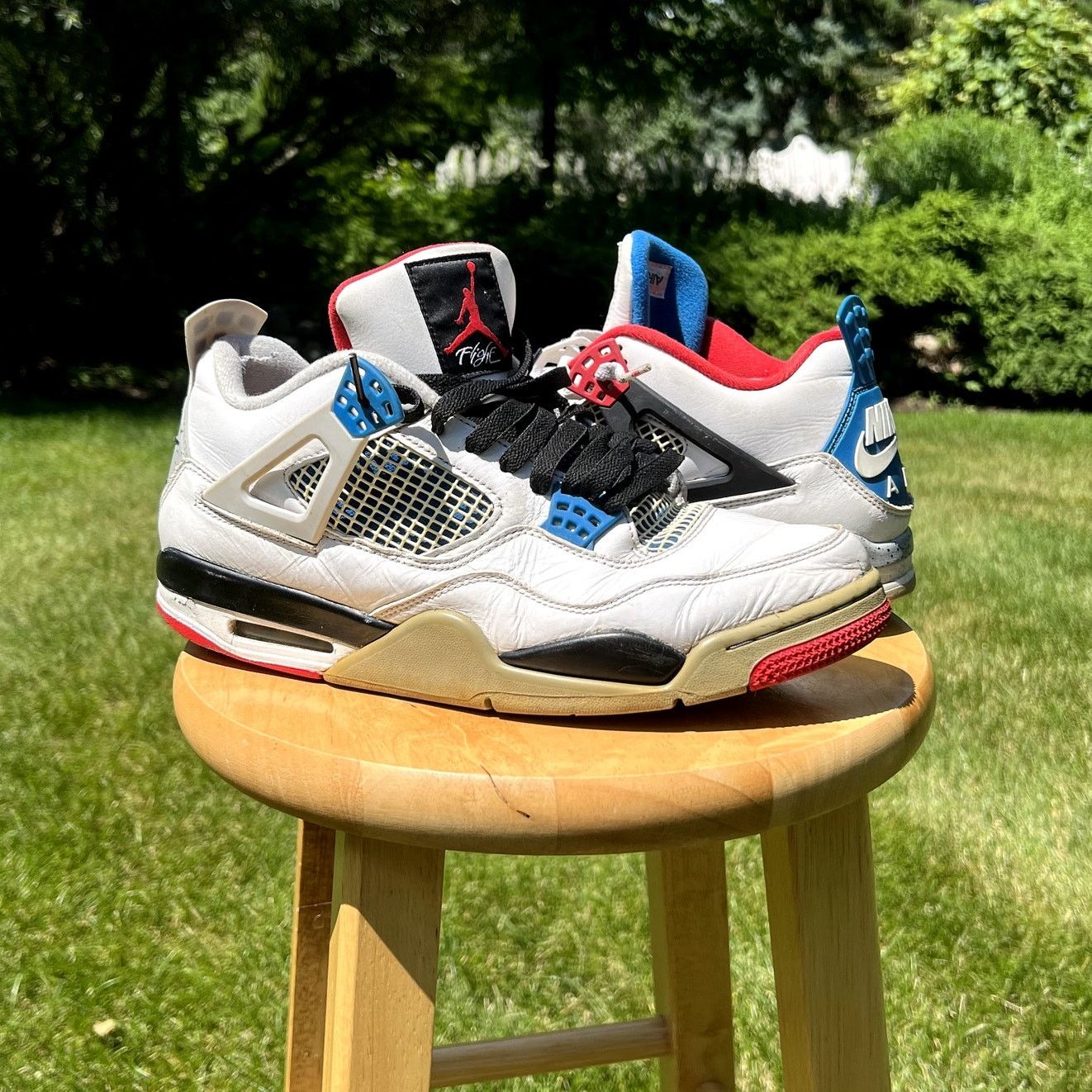 Jordan Brand × Nike Nike Air Jordan 4 Retro SE What The 4 Men's Shoes Size 11.5 Size US 11.5 / EU 44-45 - 2 Thumbnail