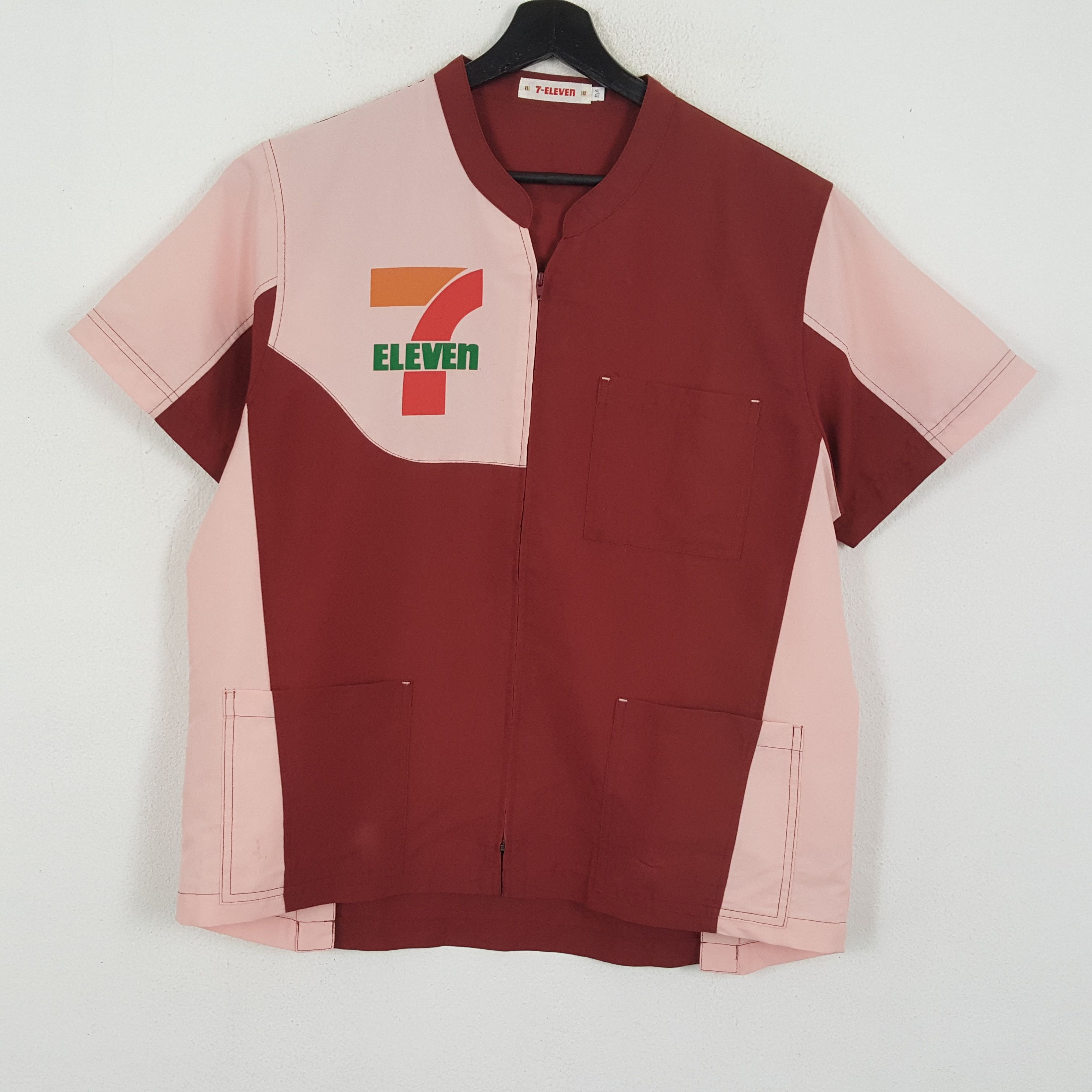 7 ELEVEN Japanese Workers Working Uniform Shirt Jacket
