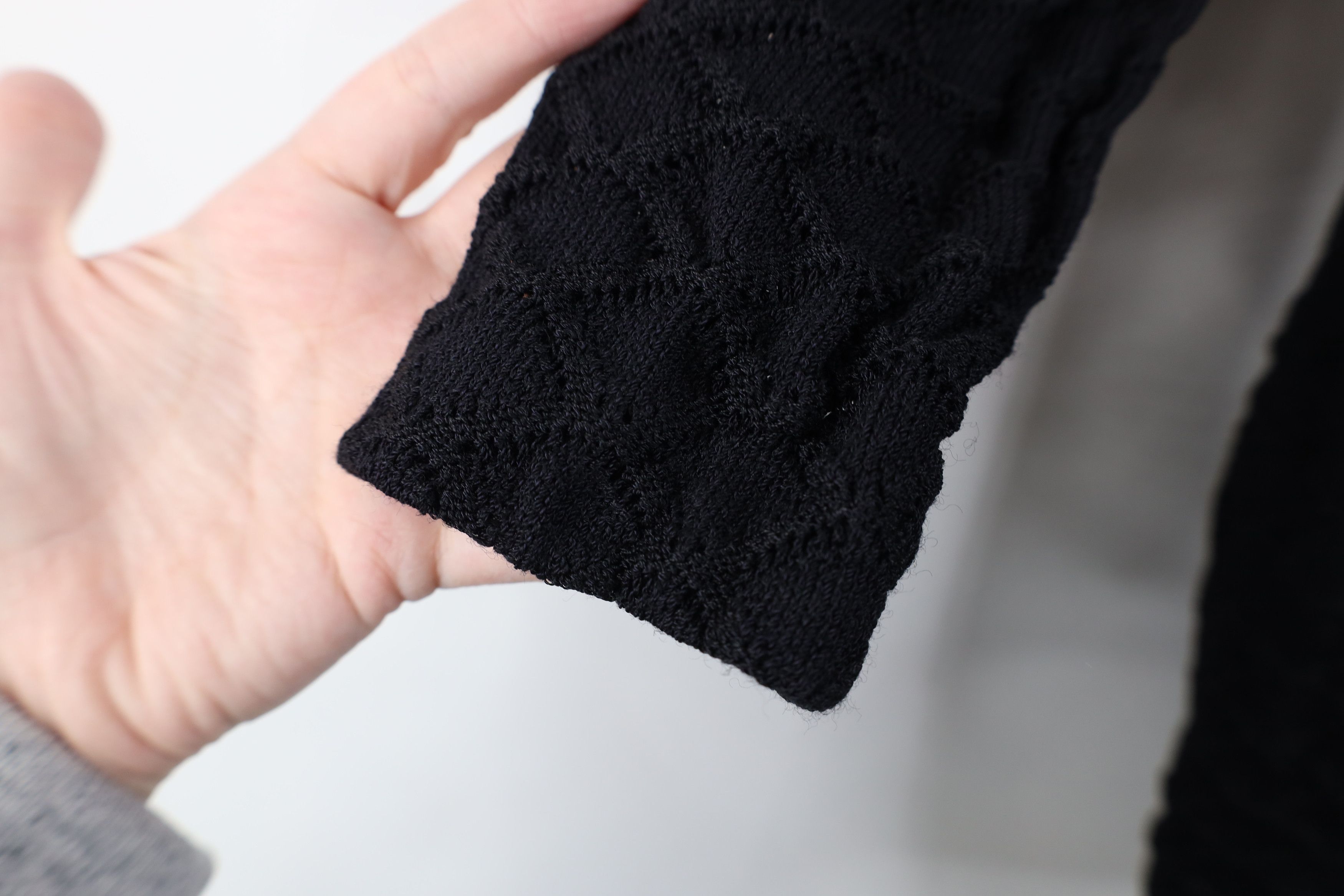 St. John Vintage St John Wool Blend Crochet 3/4 Sleeve Sweater USA Size XS / US 0-2 / IT 36-38 - 6 Thumbnail