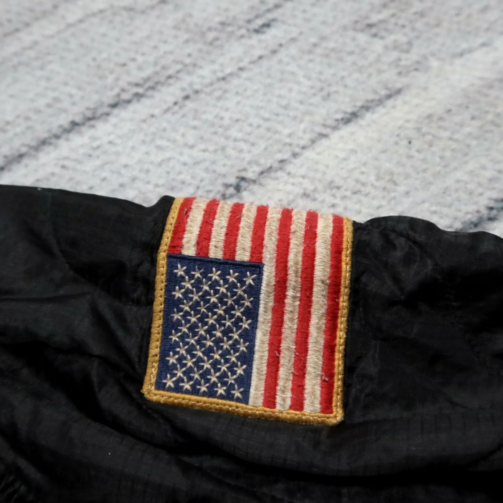 Vintage Denim & Supply Ralph Lauren M-65 Jacket Men S Black Nylon Shirt Size US S / EU 44-46 / 1 - 3 Thumbnail