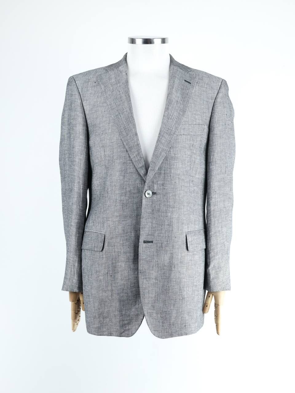 Oscar Jacobson OSCAR JACOBSON Linen blazer Size 50R - 1 Thumbnail
